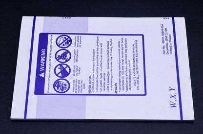 New OEM Suzuki 99011-40B64-03A LT80 Owner's Manual NOS