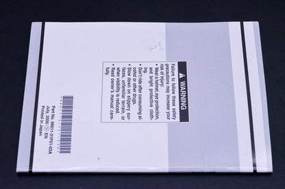 New OEM Suzuki 99011-31F51-03A GSF600S Owner's Manual NOS