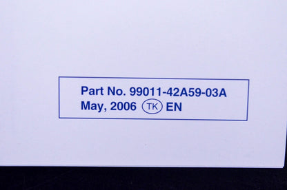 New OEM Suzuki 99011-42A59-03A DR200SE Owner's Manual NOS