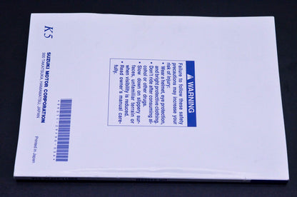 New OEM Suzuki 99011-29F90-03A DR-Z400SM Owner's Manual NOS