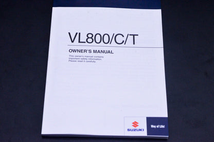 New OEM Suzuki 99011-43H53-03A VL800/C/T Owner's Manual NOS