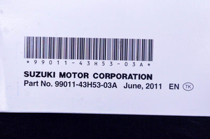 New OEM Suzuki 99011-43H53-03A VL800/C/T Owner's Manual NOS