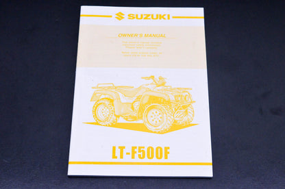 New OEM Suzuki 99011-09F52-03A LT-F500F Owner's Manual NOS