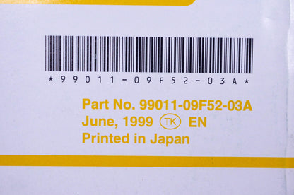 New OEM Suzuki 99011-09F52-03A LT-F500F Owner's Manual NOS