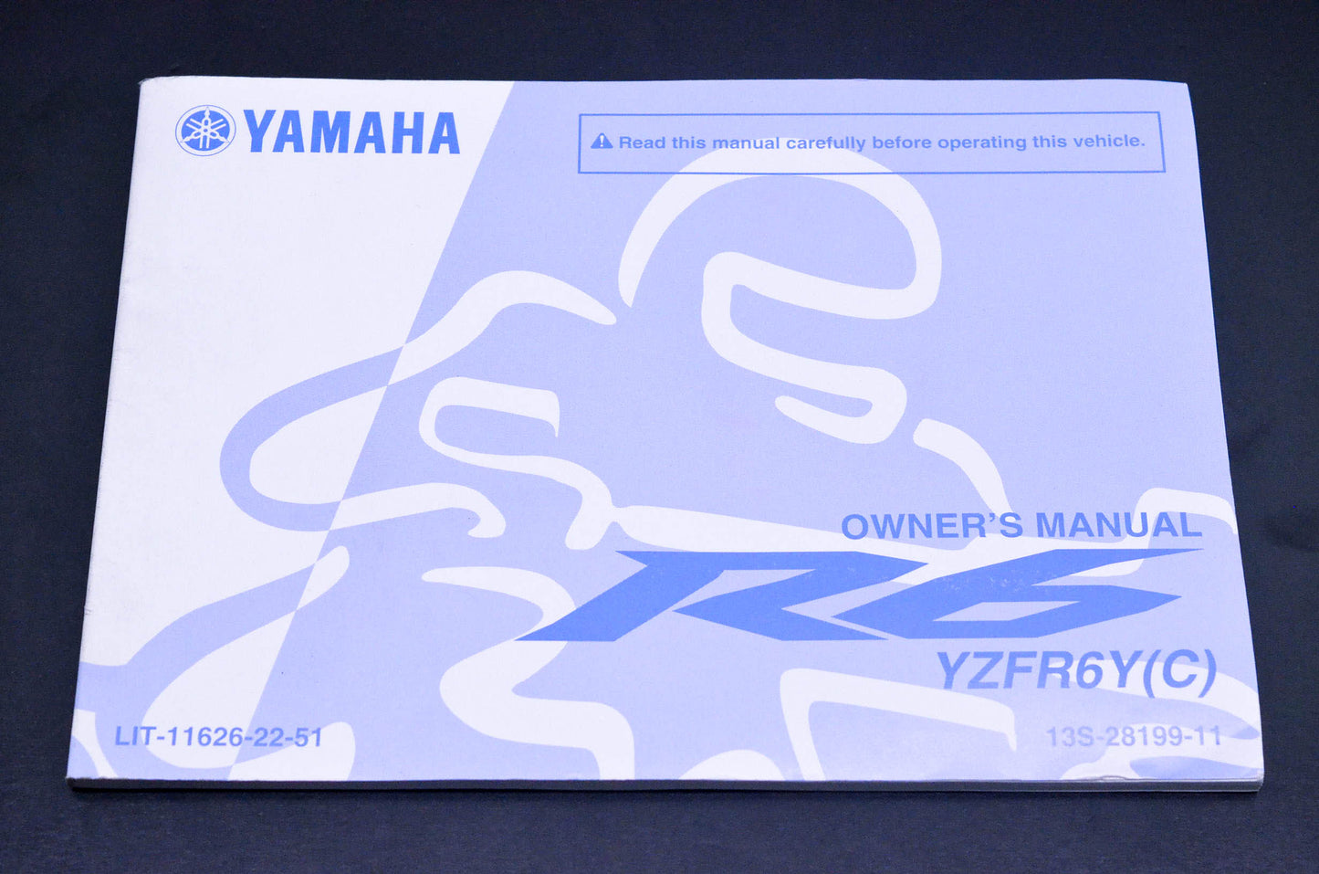 New OEM Yamaha LIT-11626-22-51 2009 R6 YZFR6Yc Owner's Manual NOS