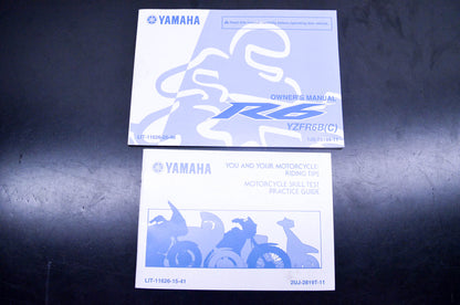 New OEM Yamaha LIT-11626-25-46 R6 YZFR6Bc Owner's Manuals & Tool Kit NOS