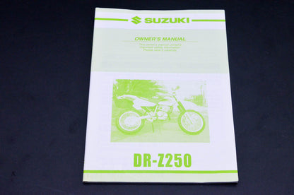 OEM Suzuki 99011-13E60-03A DR-Z250 Owner's Manuals & Tool Kit NOS