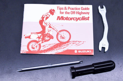 OEM Suzuki 99011-13E60-03A DR-Z250 Owner's Manuals & Tool Kit NOS