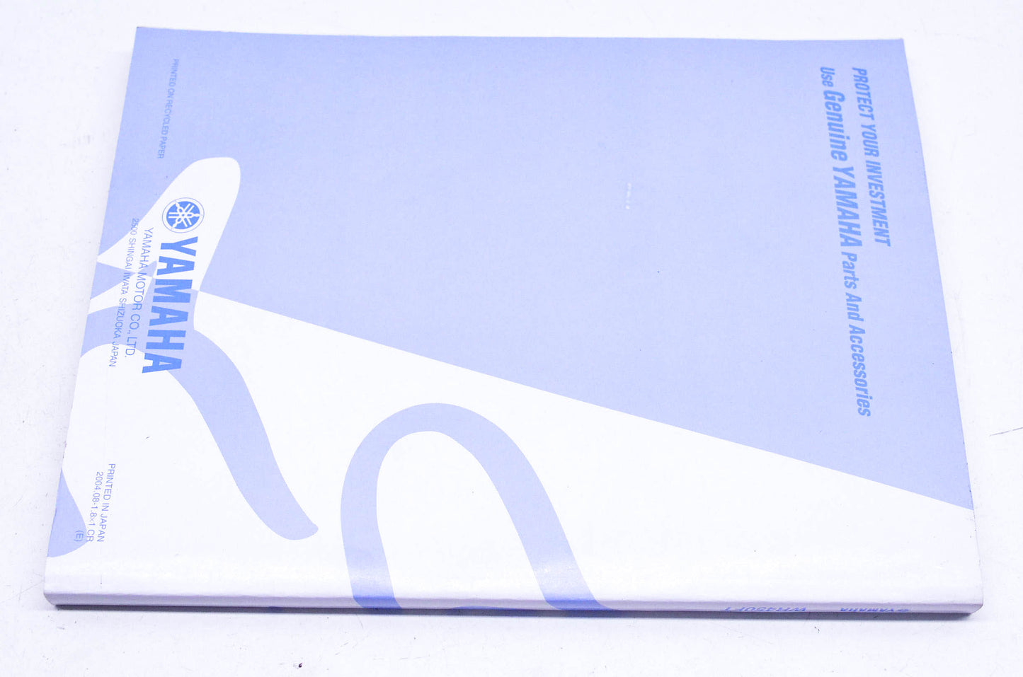 New OEM Yamaha LIT-11626-18-49 WR450FT Owner's Service Manual NOS