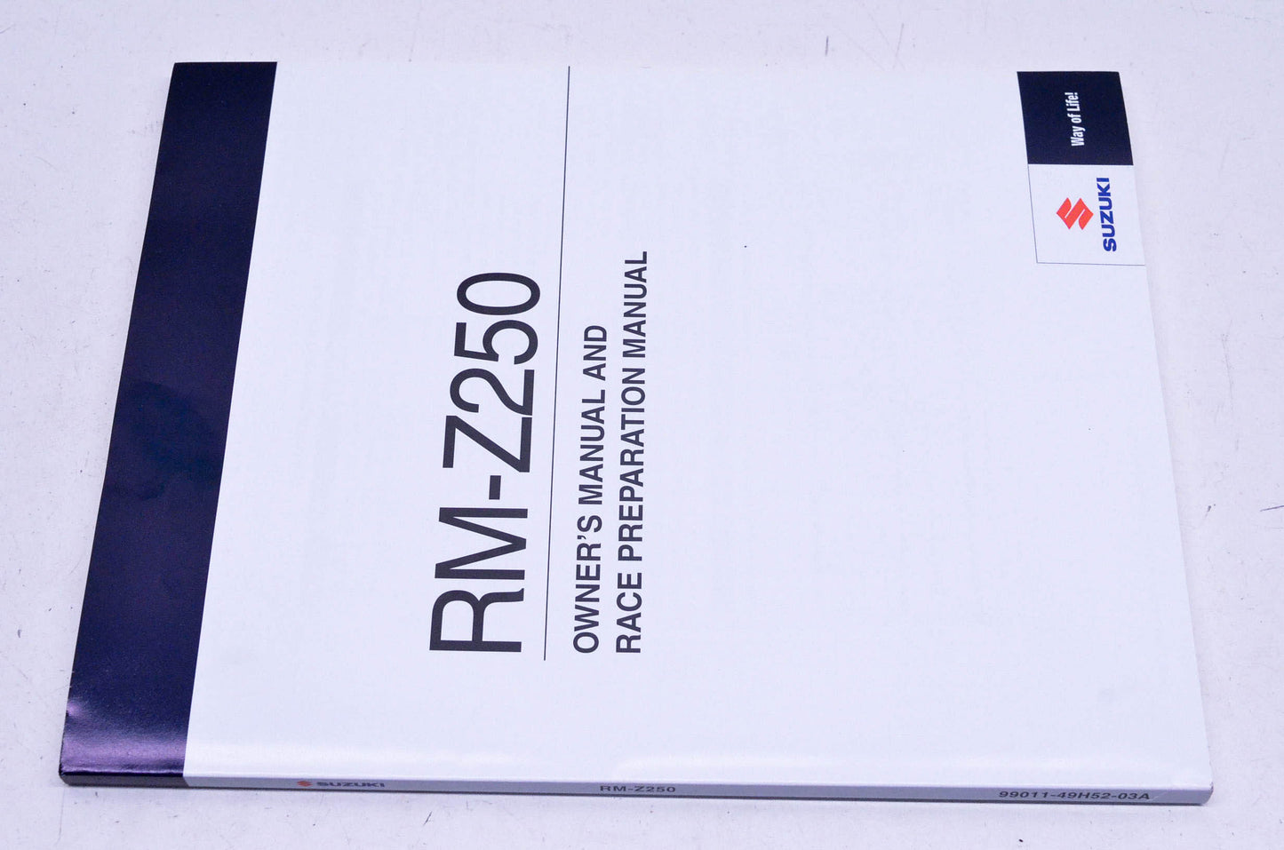 New OEM Suzuki 99011-49H52-03A RM-Z250 Owner's Race Preparation Manual & Hardware Kit NOS