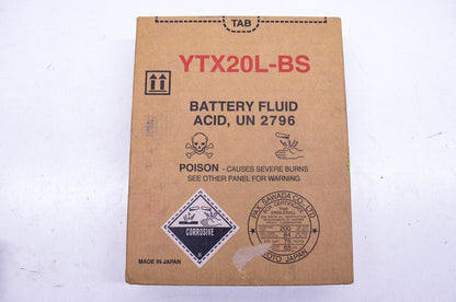 Yuasa ESC-0.91UN YTX20L-BS UN 2796 Battery Fluid Acid NOS