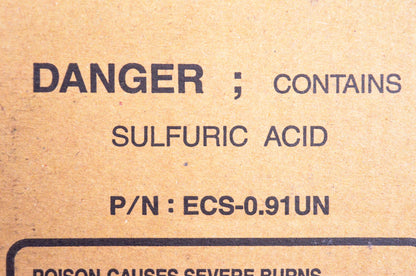 Yuasa ESC-0.91UN YTX20L-BS UN 2796 Battery Fluid Acid NOS