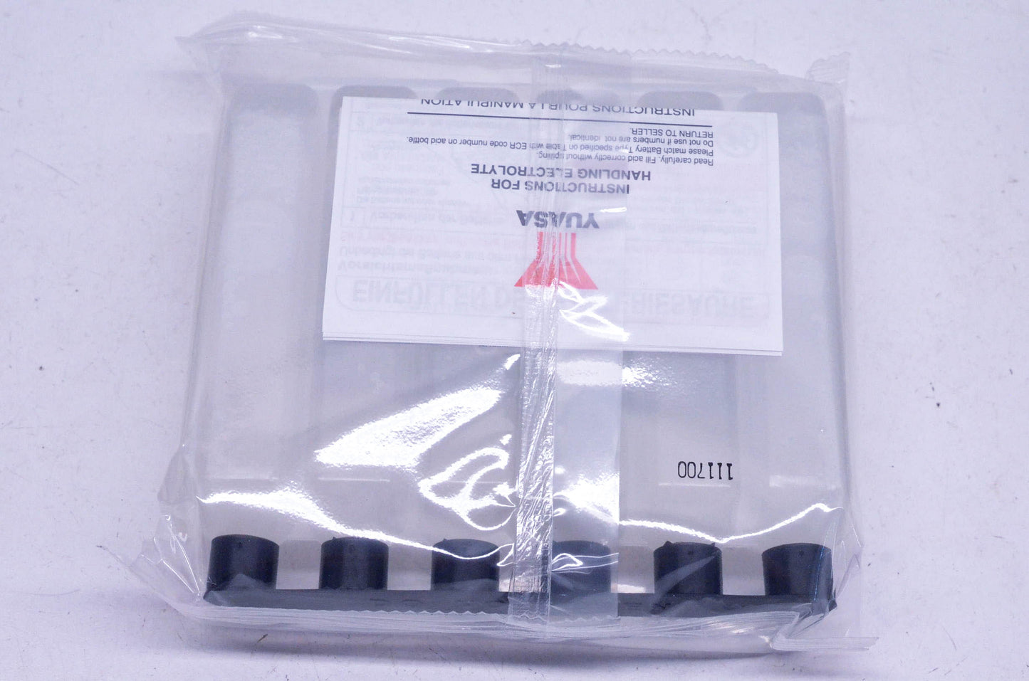 Yuasa ECR-0.40UN YTR9-BS YTX9-BS UN 2796 Battery Fluid Acid NOS