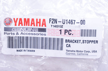 New OEM Yamaha F2N-U1467-00-00 Stopper Cable Bracket NOS