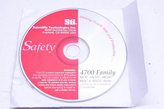 STI 99772-0010 4700 Family Safety CD NOS