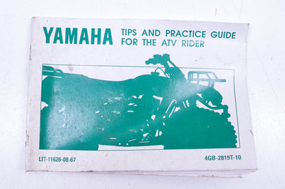 OEM Yamaha LIT-11626-08-67 ATV Tips And Practice Guide