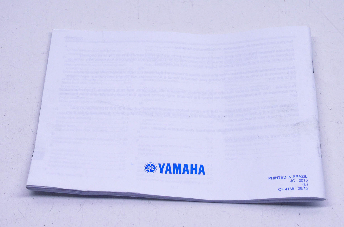 New OEM Yamaha LIT-11626-29-50 2016 TT-R125LWE Owner's Manual NOS