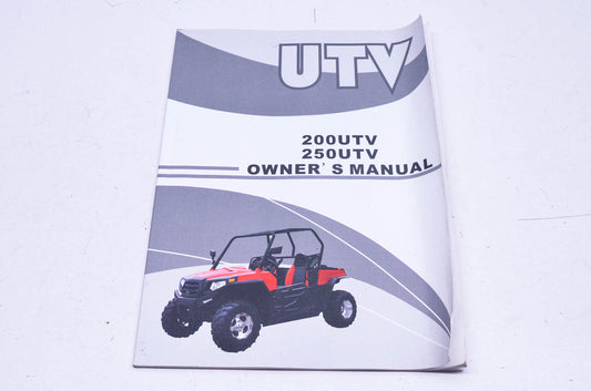 HiSun UTV Owner's Manual With Tool Kit NOS