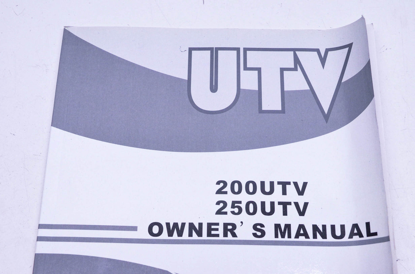 HiSun UTV Owner's Manual With Tool Kit NOS