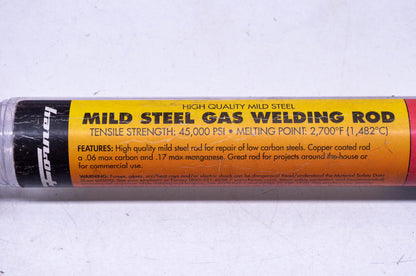 Fourney 42335 Mild Steel Gas Welding Rods Qty 50 NOS
