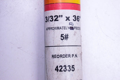 Fourney 42335 Mild Steel Gas Welding Rods Qty 50 NOS