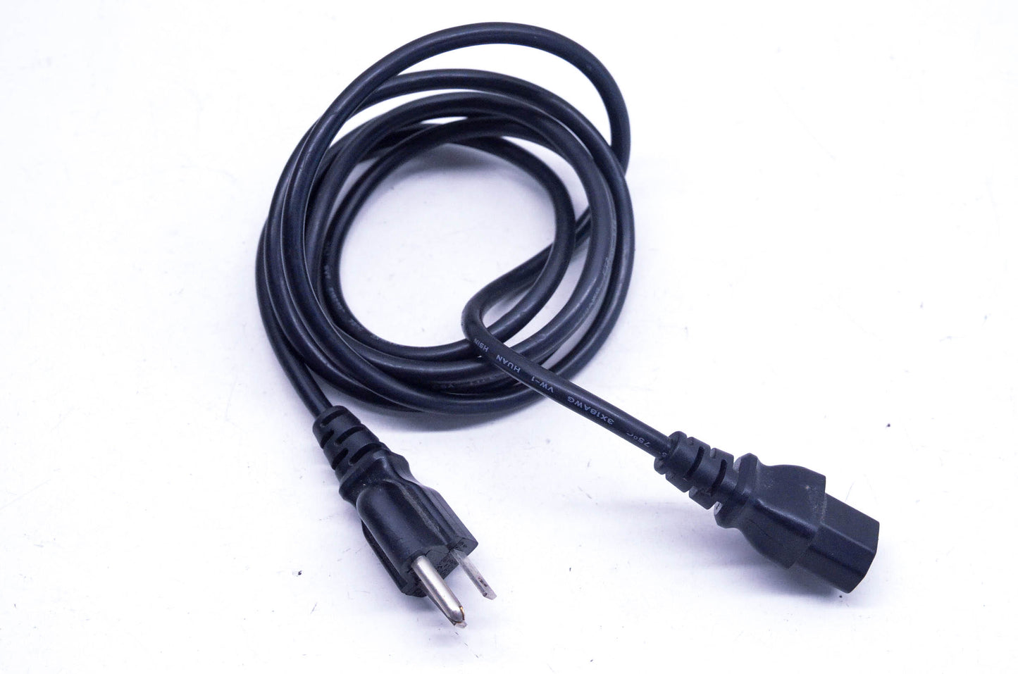 Huan Hsin LL76162, E153206 Power Cable Cord 3 Prong