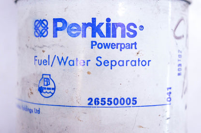 Perkins 26550005 Fuel Water Separator Assembly