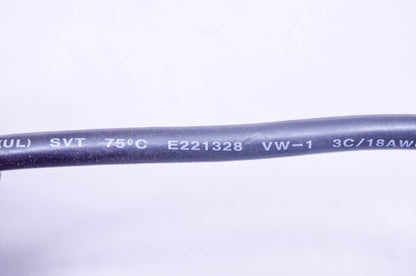 Space Shuttle E221328 Power Cable Cord 3 Prong NOS