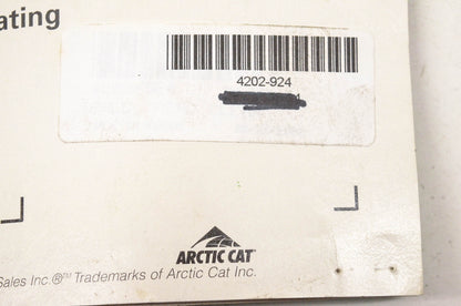 New OEM Arctic Cat 4202-924 Clear Aero Helmet Shield NOS