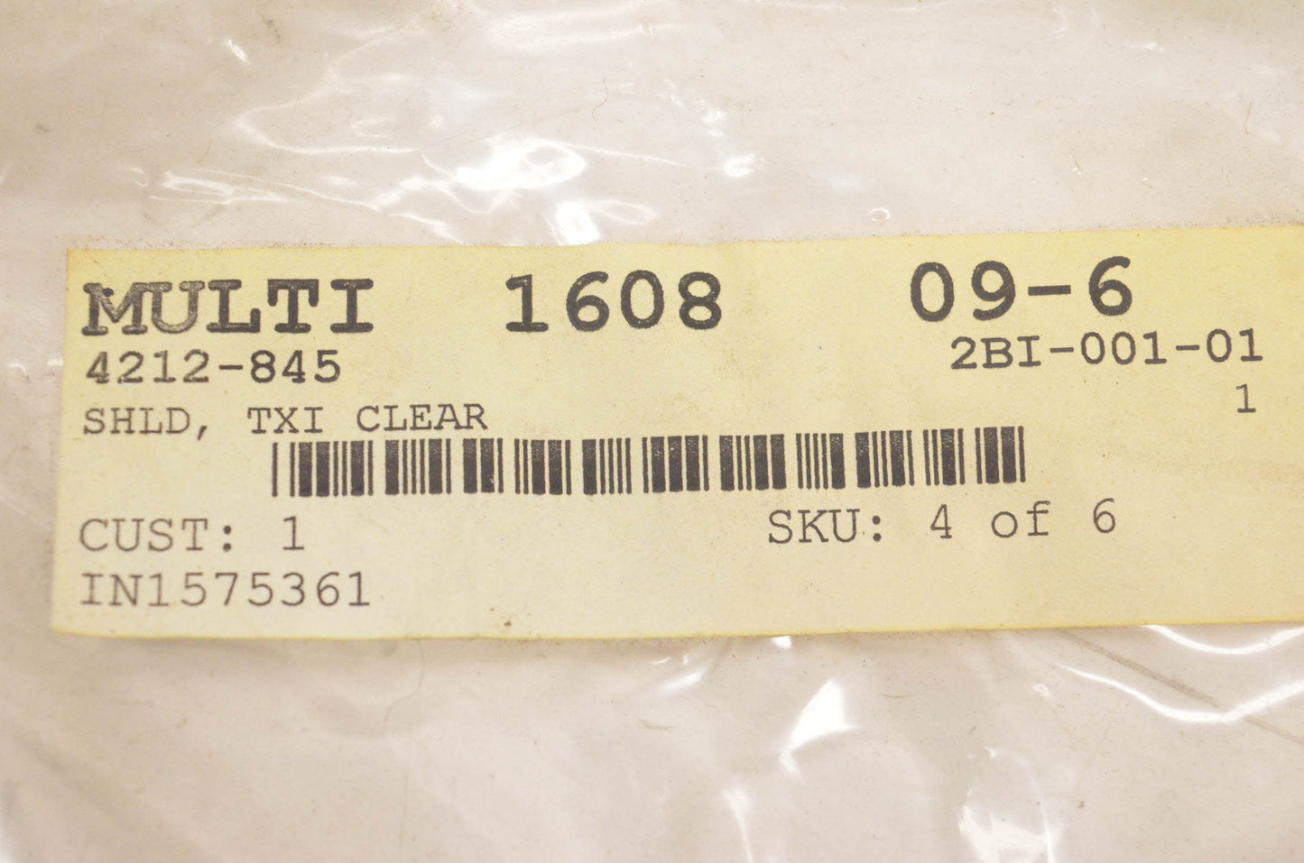 New OEM Arctic Cat 4212-845 TXI Clear Shield NOS