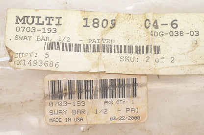 New OEM Arctic Cat 0703-193 Sway Bar NOS