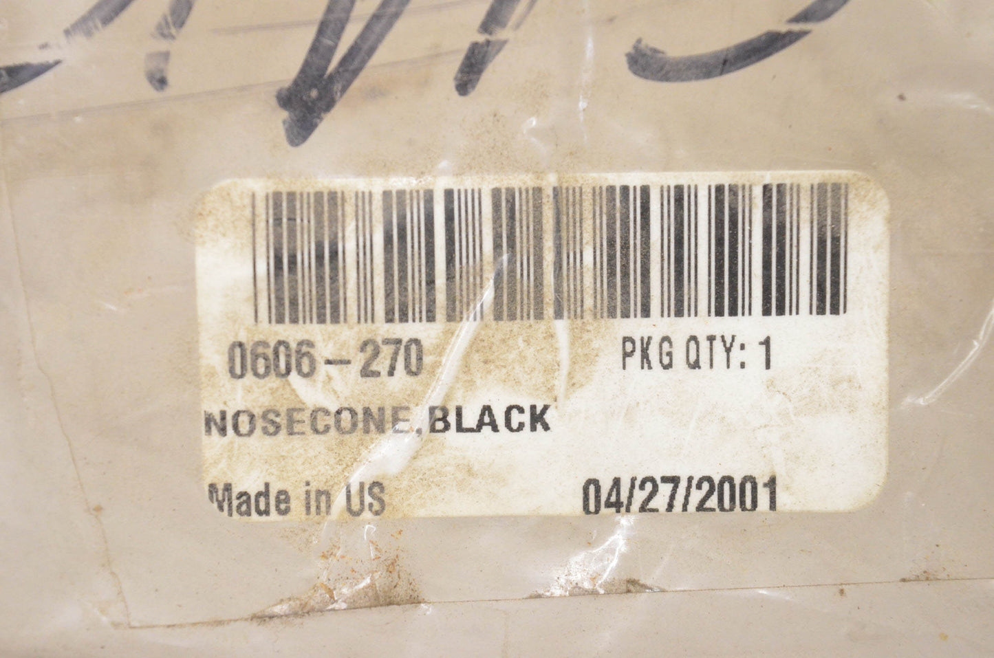 New OEM Arctic Cat 0606-270 Black Nosepiece NOS