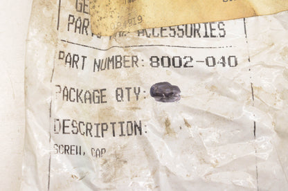 New OEM Arctic Cat 8002-040 Hex Head Screws 1/4-20 x .75 Qty 7 NOS