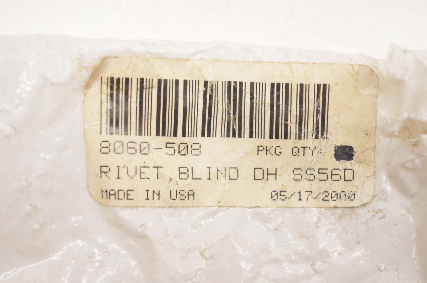 New OEM Arctic Cat 8060-508 DH SS560 Blind Rivets Qty 13 NOS