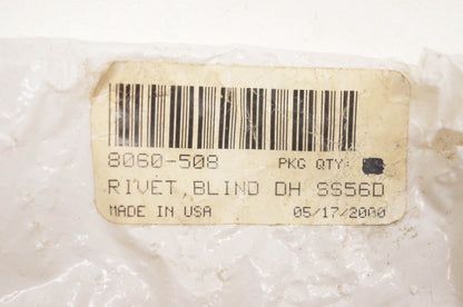 New OEM Arctic Cat 8060-508 DH SS560 Blind Rivets Qty 13 NOS