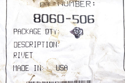 New OEM Arctic Cat 8060-506 DH SS54D Blind Rivets Qty 10 NOS