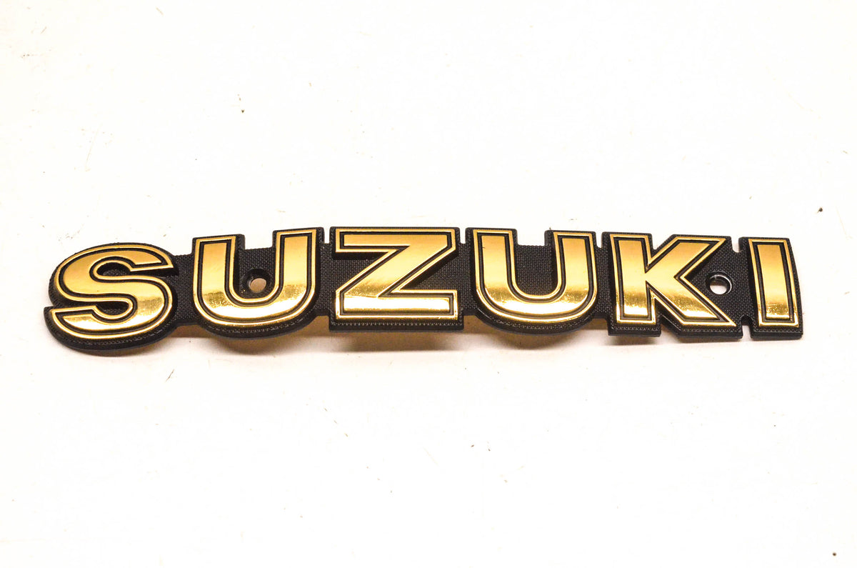 New OEM Suzuki 68111-37300 Fuel Tank Emblem NOS