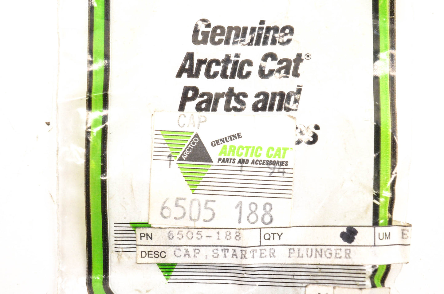 New OEM Arctic Cat 6505-188 Starter Plunger Cap NOS