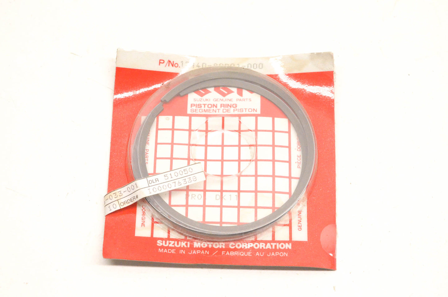 New OEM Suzuki 12140-89B01-000, 3003-760 Piston Ring Kit NOS