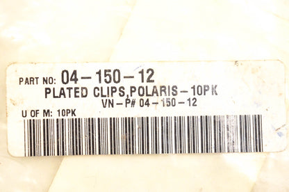 Kimpex 04-150-08, 04-150-12 Track Clips Qty 10 NOS