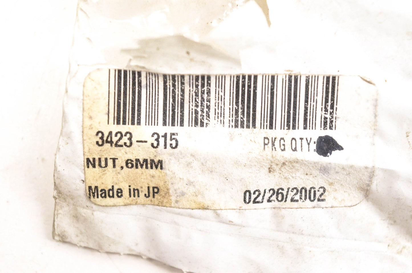 New OEM Arctic Cat 3423-315 Acorn Nuts 6mm Qty 3 NOS