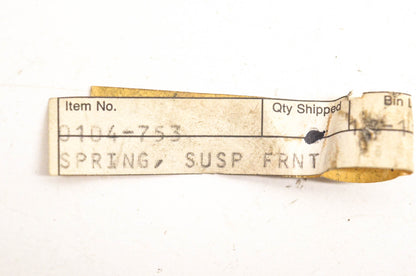 New OEM Arctic Cat 0104-753 Left Front Suspension Spring NOS