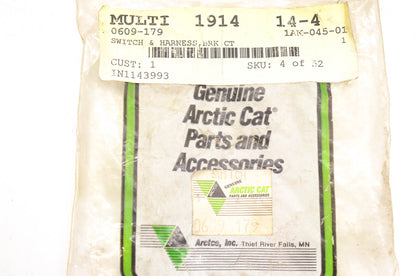 New OEM Arctic Cat 0609-179 Brake Switch And Harness NOS