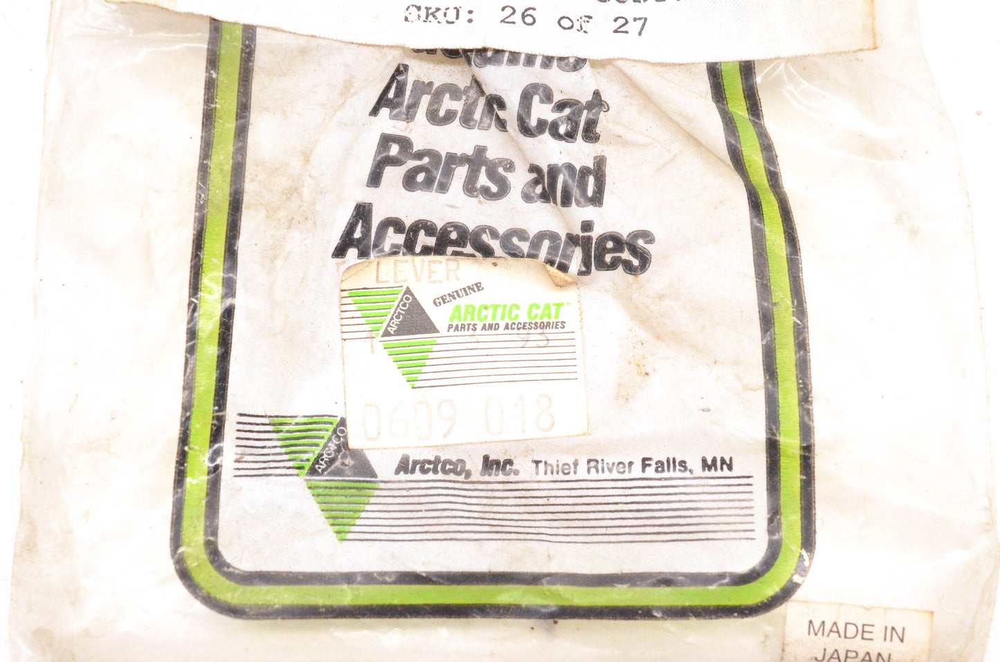 New OEM Arctic Cat 0609-018 Throttle Lever VM34 NOS