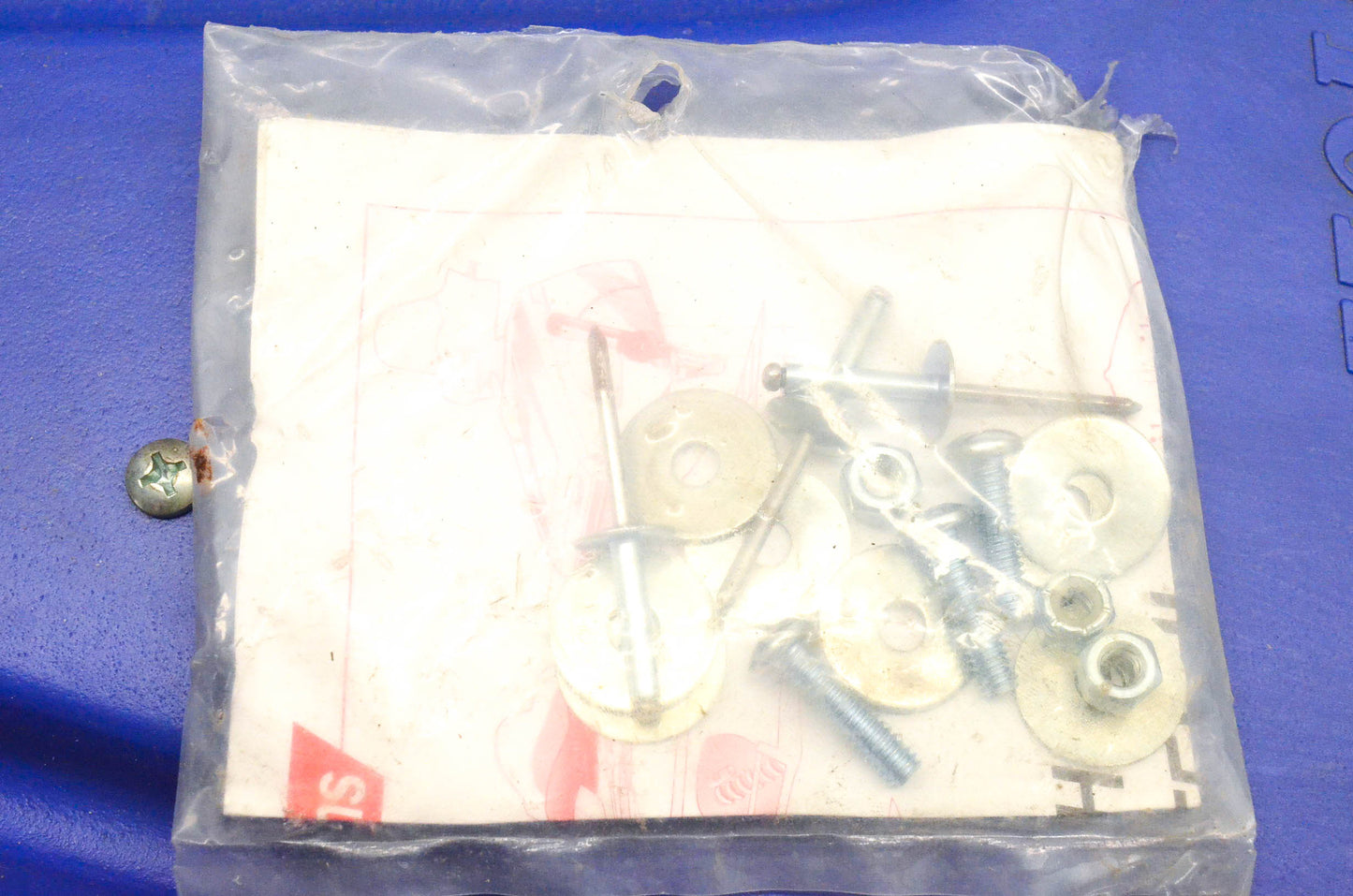 New OEM Yamaha SMA8CW3400BL Blue Skid Plate Kit NOS