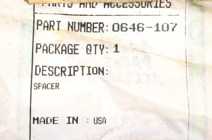 New OEM Arctic Cat 0646-107 Clutch Spacer NOS