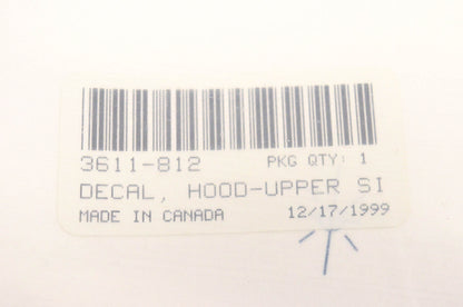 New OEM Arctic Cat 3611-812 Upper Hood Decal NOS