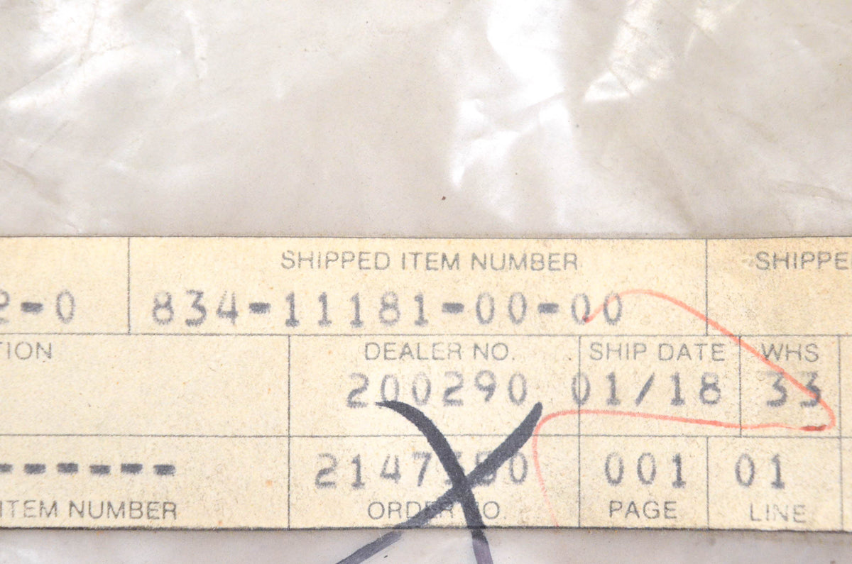 New OEM Yamaha 834-11181-00-00 Cylinder Head Gasket NOS