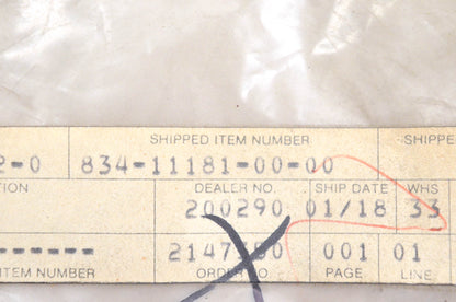 New OEM Yamaha 834-11181-00-00 Cylinder Head Gasket NOS