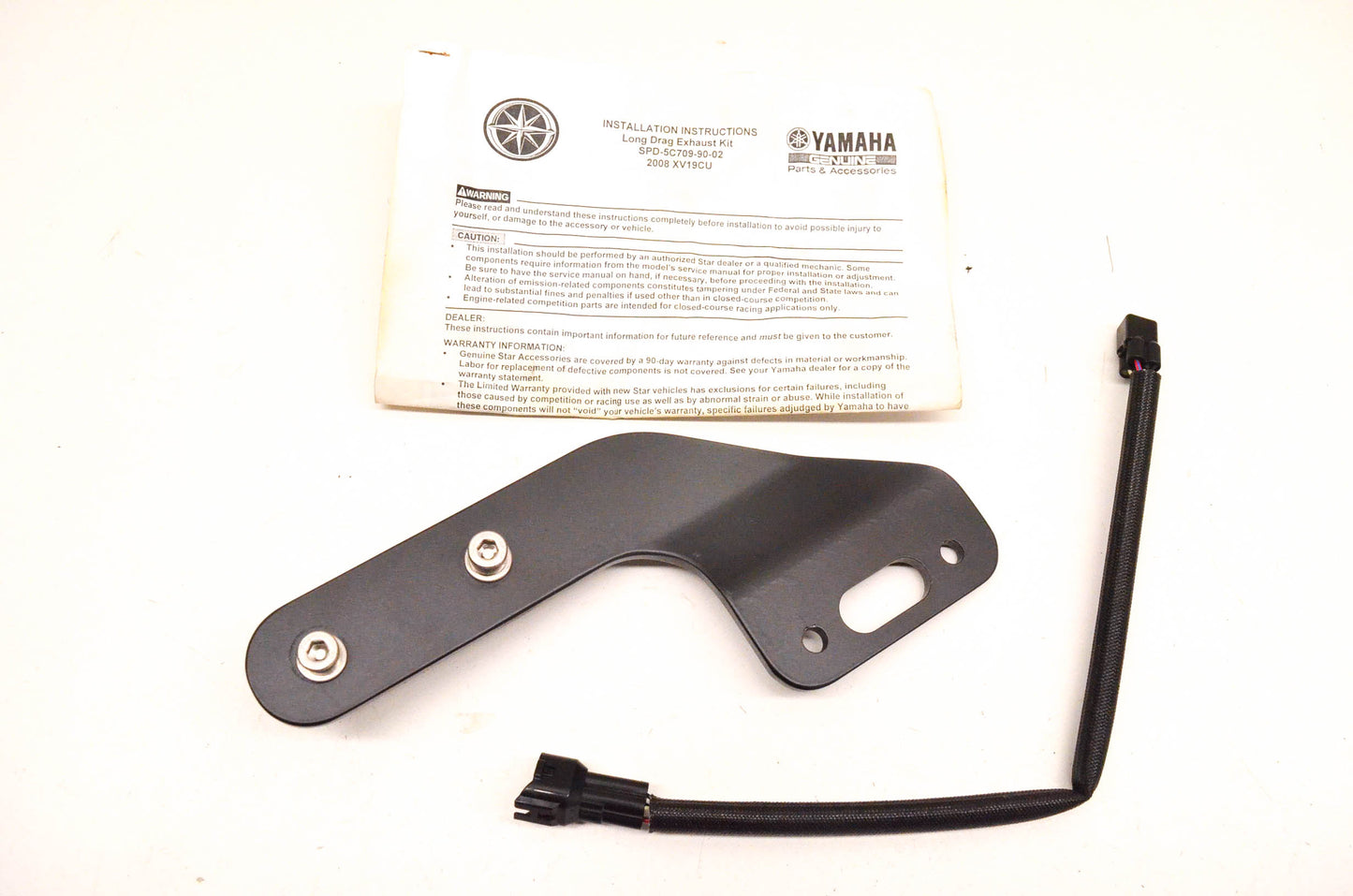 New OEM Yamaha SPD-5C709-90-02 Long Drag Exhaust Mount Hardware Kit NOS